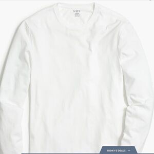 J. Crew factory 3448 Long-sleeve Jersey Tee For Men size large NWT w/repair